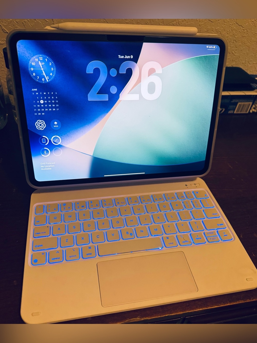 iPad Pro 11-inch (M4) Apple Pencil Pro & ESR Rebound 360 Keyboard